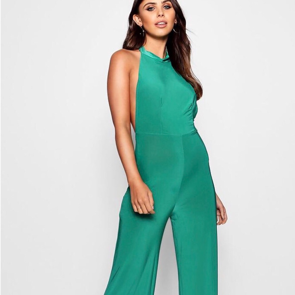 Green one piece jumpsuit